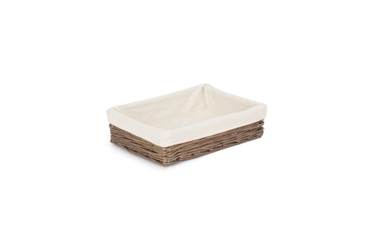 MEDIUM LINED ANTIQUE WASH STRAIGHT SIDED TRAY
