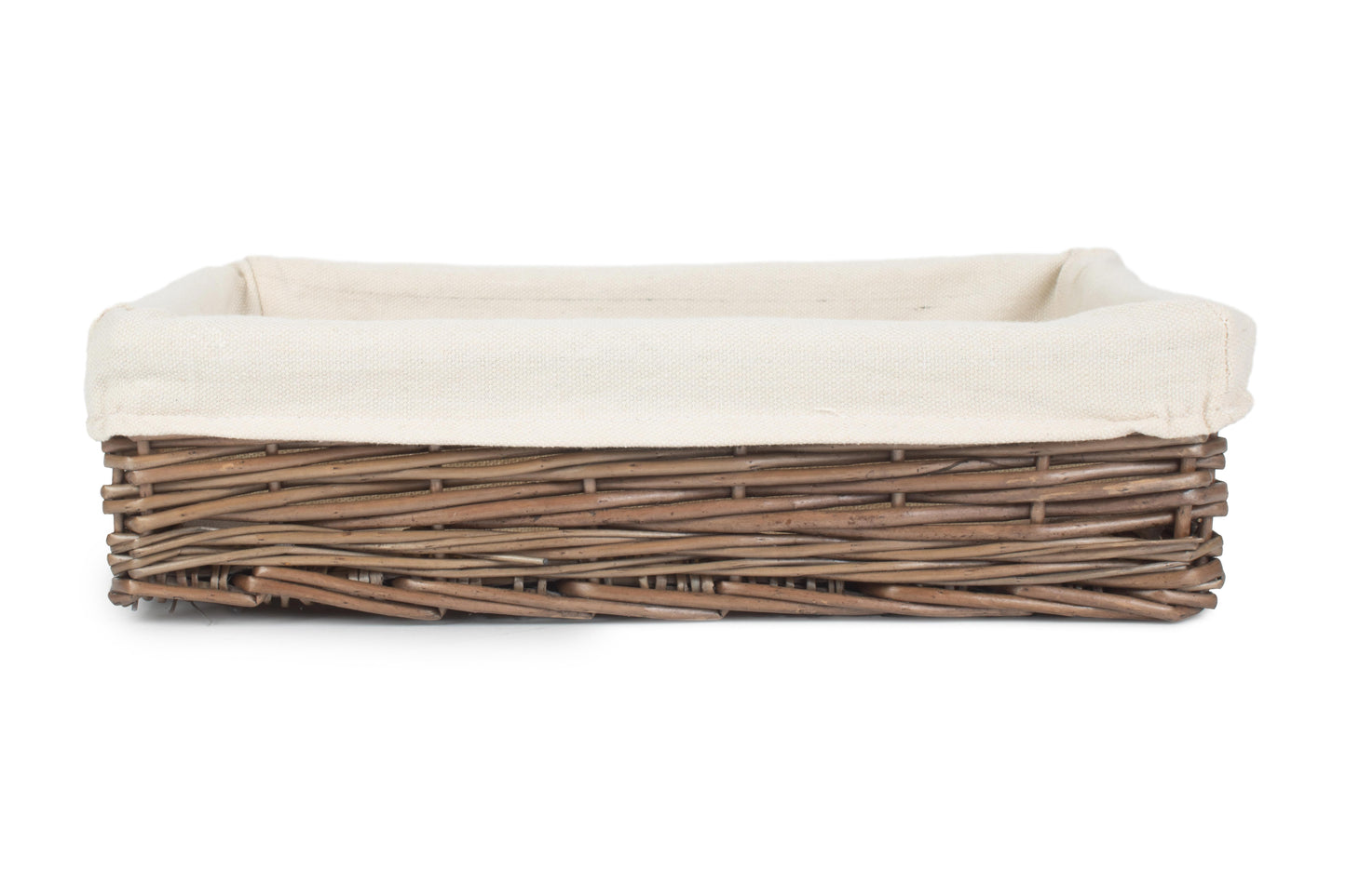 MEDIUM LINED ANTIQUE WASH STRAIGHT SIDED TRAY