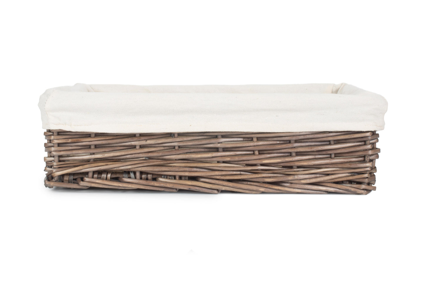 LARGE LINED ANTIQUE WASH STRAIGHT SIDED TRAY