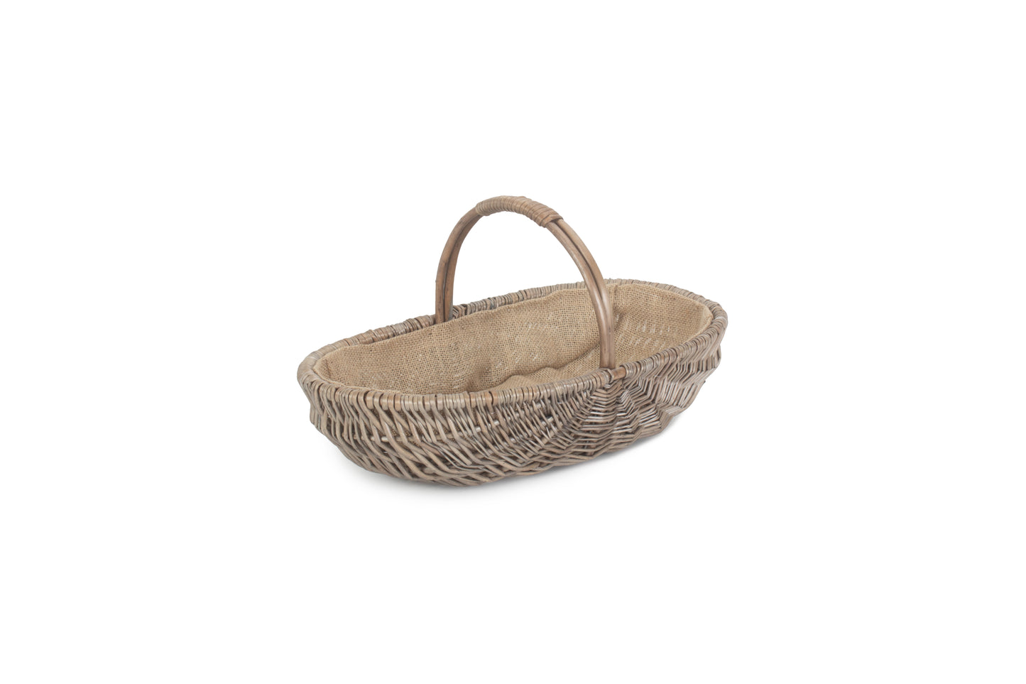 SMALL SHALLOW ANTIQUE WASH LINED TRUG