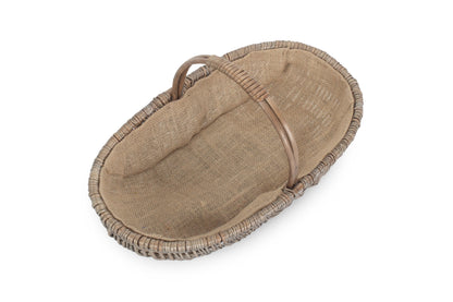 SMALL SHALLOW ANTIQUE WASH LINED TRUG