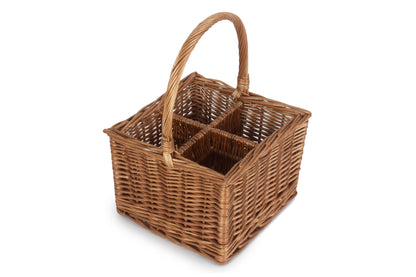 DOUBLE STEAMED 4 BOTTLE WINE CARRIER