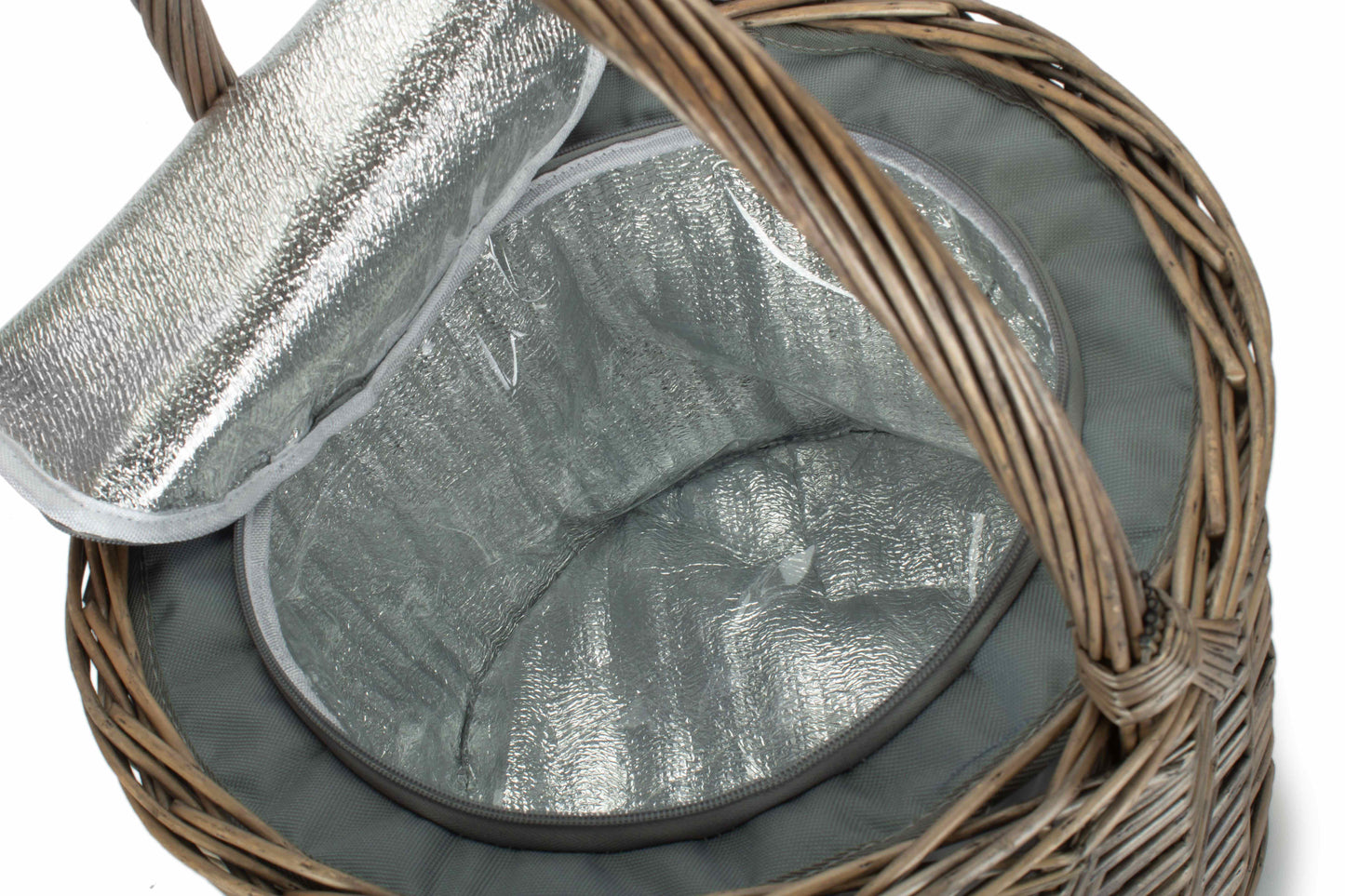 ROUND GREY CHILLER BASKET