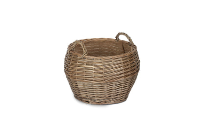 SMALL ANTIQUE WASH STUMPY BASKET