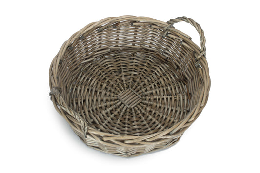 LARGE ROUND ANTIQUE WASH DISPLAY TRAY