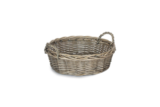 LARGE ROUND ANTIQUE WASH DISPLAY TRAY