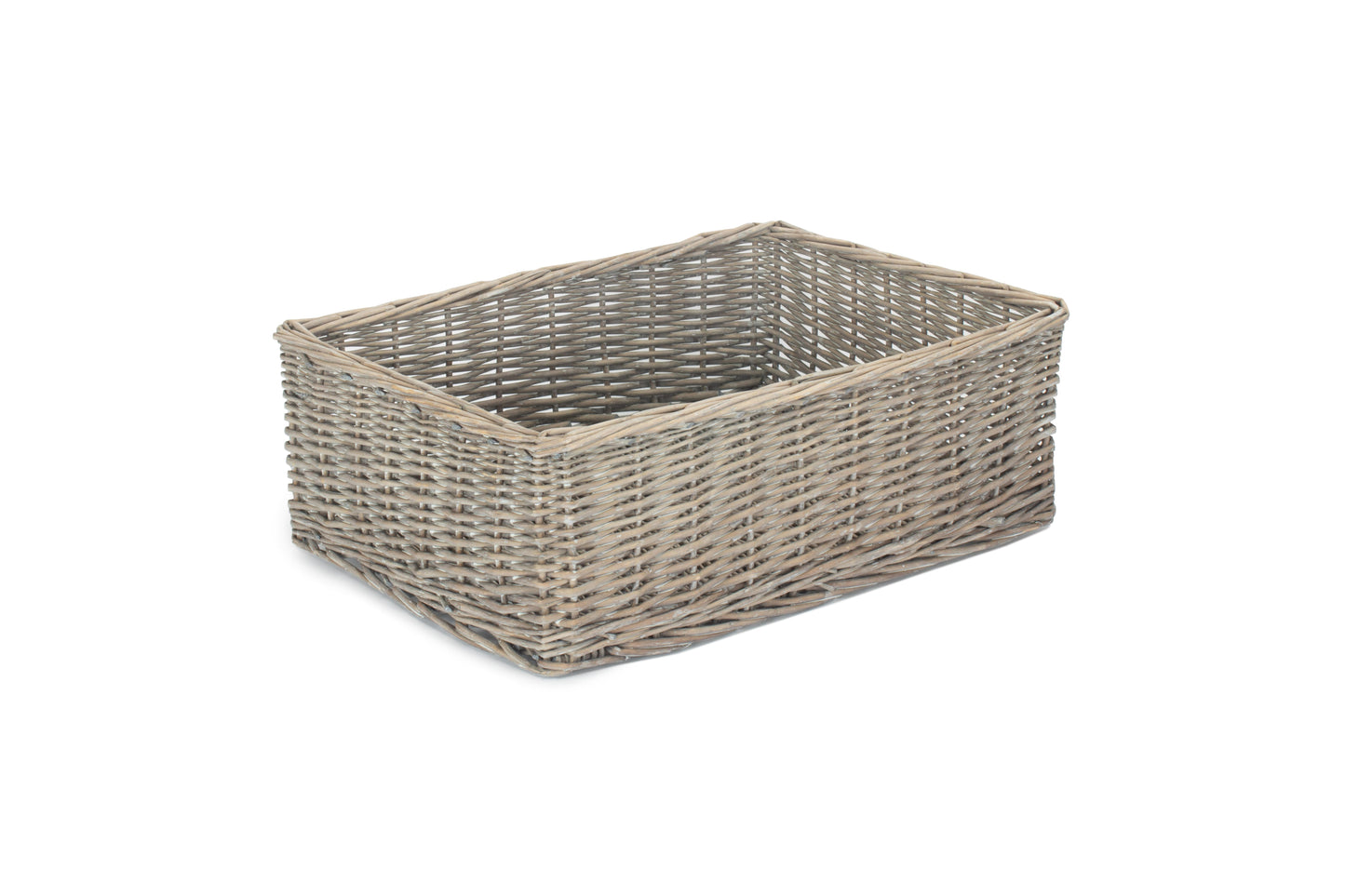 EXTRA LARGE GREY WASH FINISH TRAY