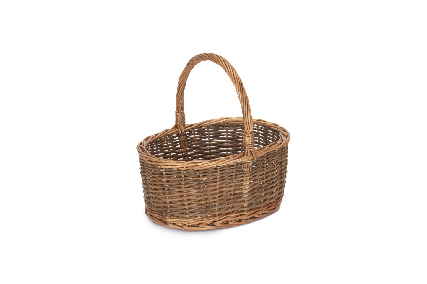 SIZE 2 OVAL UNPEELED WILLOW SHOPPER