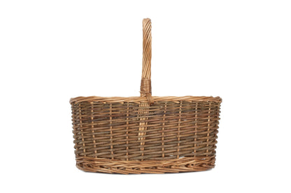 SIZE 2 OVAL UNPEELED WILLOW SHOPPER