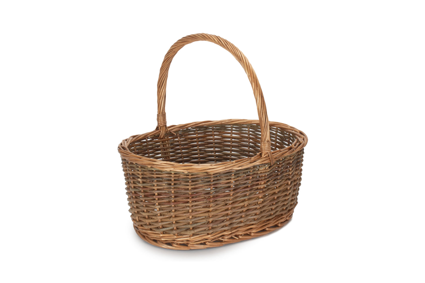 SIZE 3 OVAL UNPEELED WILLOW SHOPPER