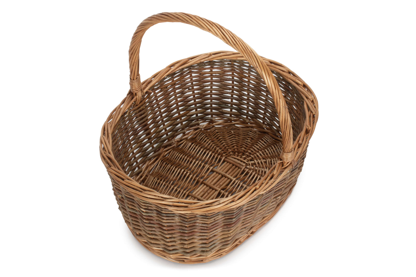 SIZE 3 OVAL UNPEELED WILLOW SHOPPER