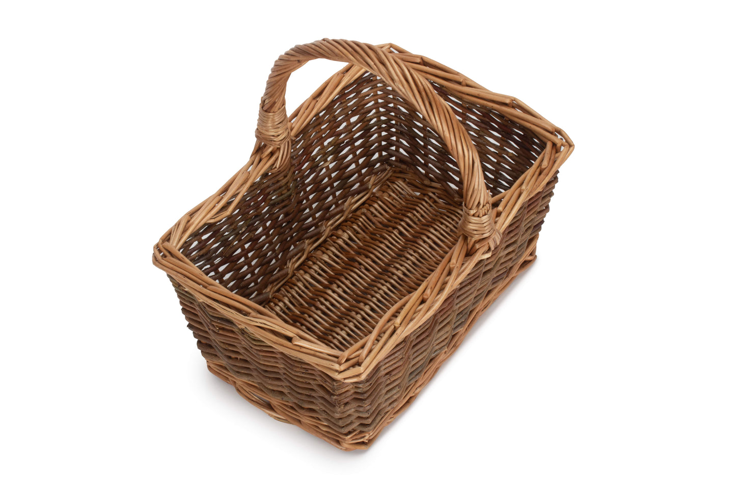 SIZE 1 RECTANGULAR UNPEELED WILLOW SHOPPER