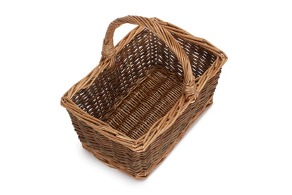 SIZE 1 RECTANGULAR UNPEELED WILLOW SHOPPER