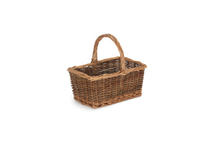 SIZE 1 RECTANGULAR UNPEELED WILLOW SHOPPER