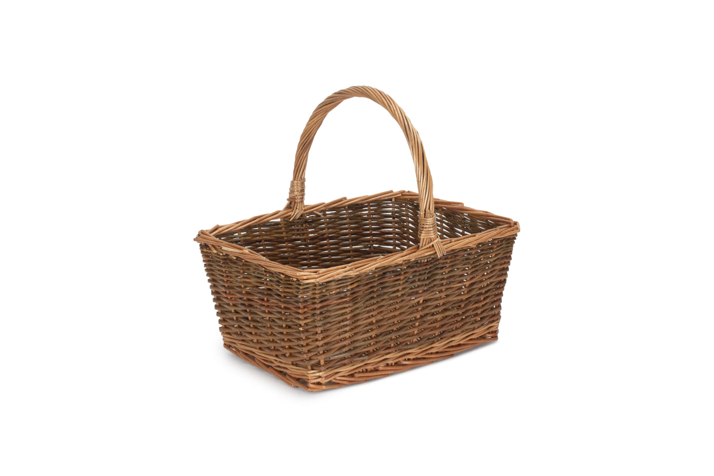 SIZE 2 RECTANGULAR UNPEELED WILLOW SHOPPER
