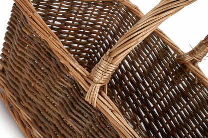 SIZE 2 RECTANGULAR UNPEELED WILLOW SHOPPER