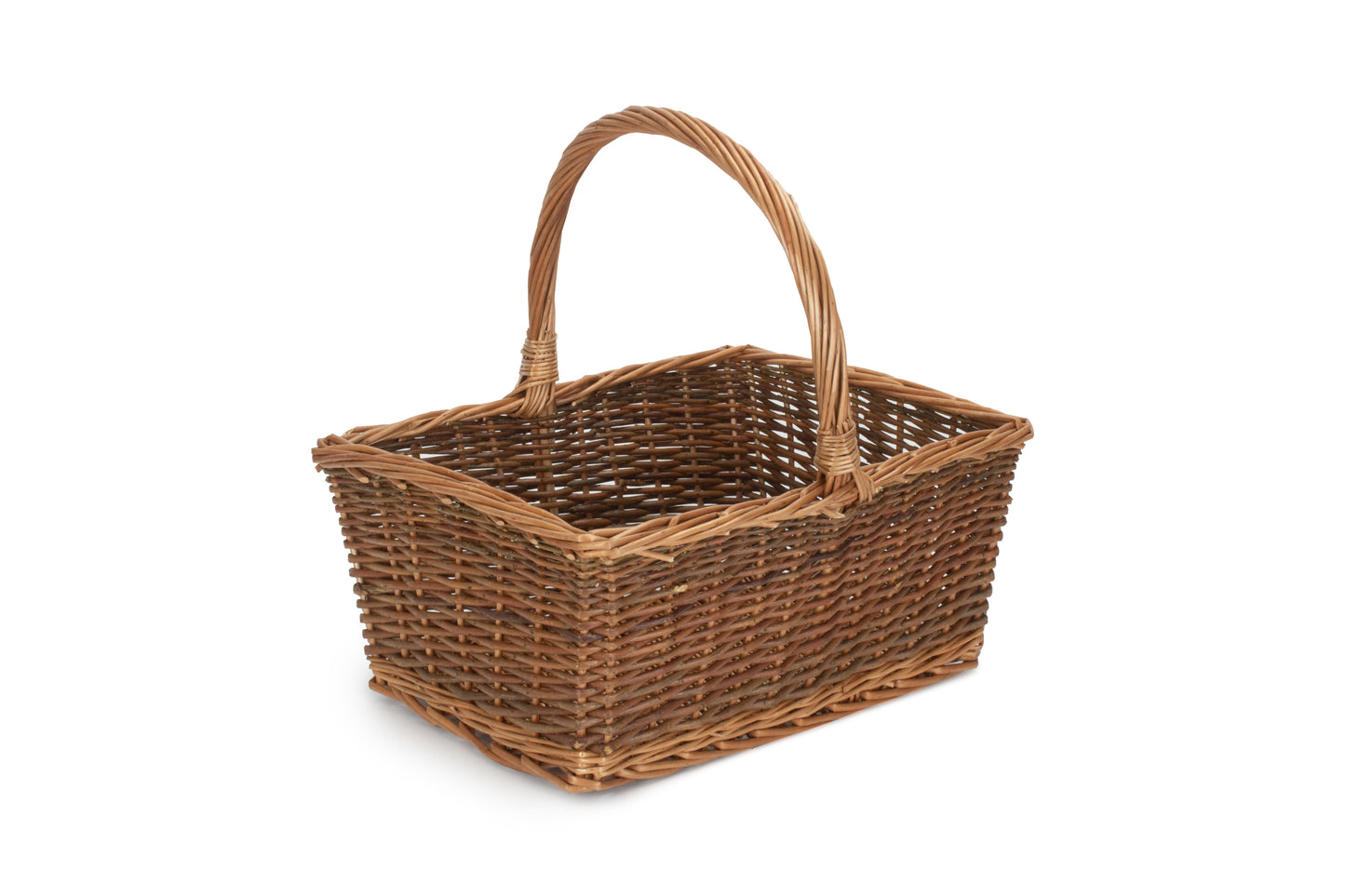 SIZE 3 RECTANGULAR UNPEELED WILLOW SHOPPER