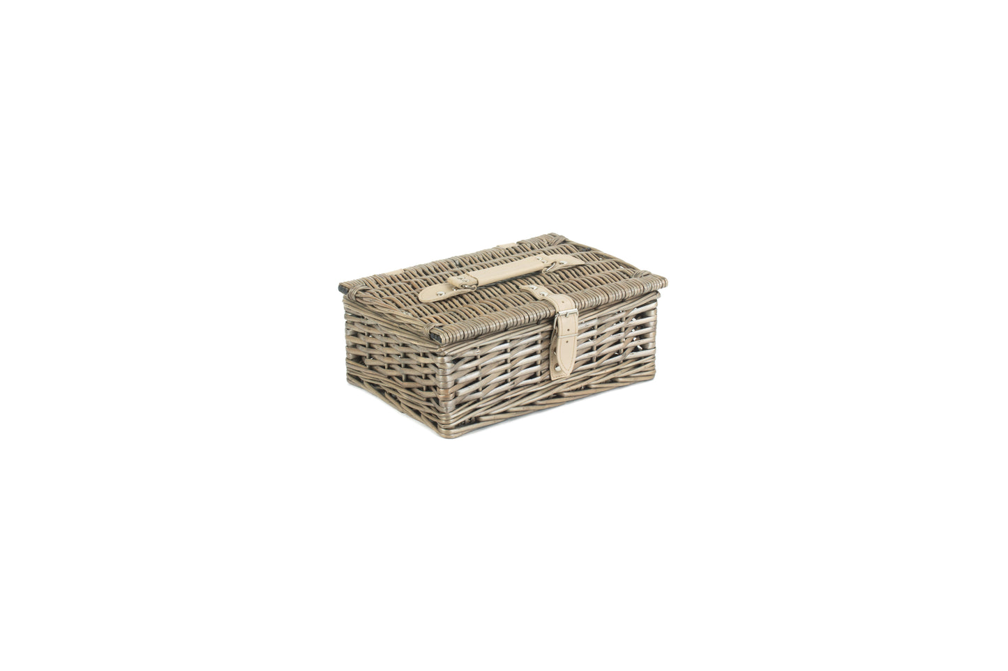 10" ANTIQUE WASH SPLIT WILLOW HAMPER