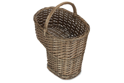 ANTIQUE WASH STAIR BASKET