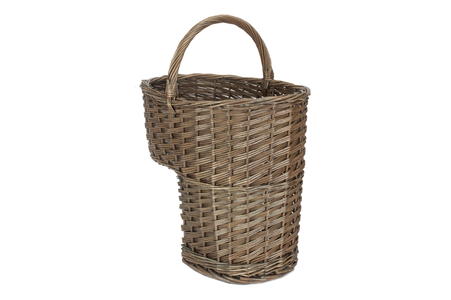 ANTIQUE WASH STAIR BASKET