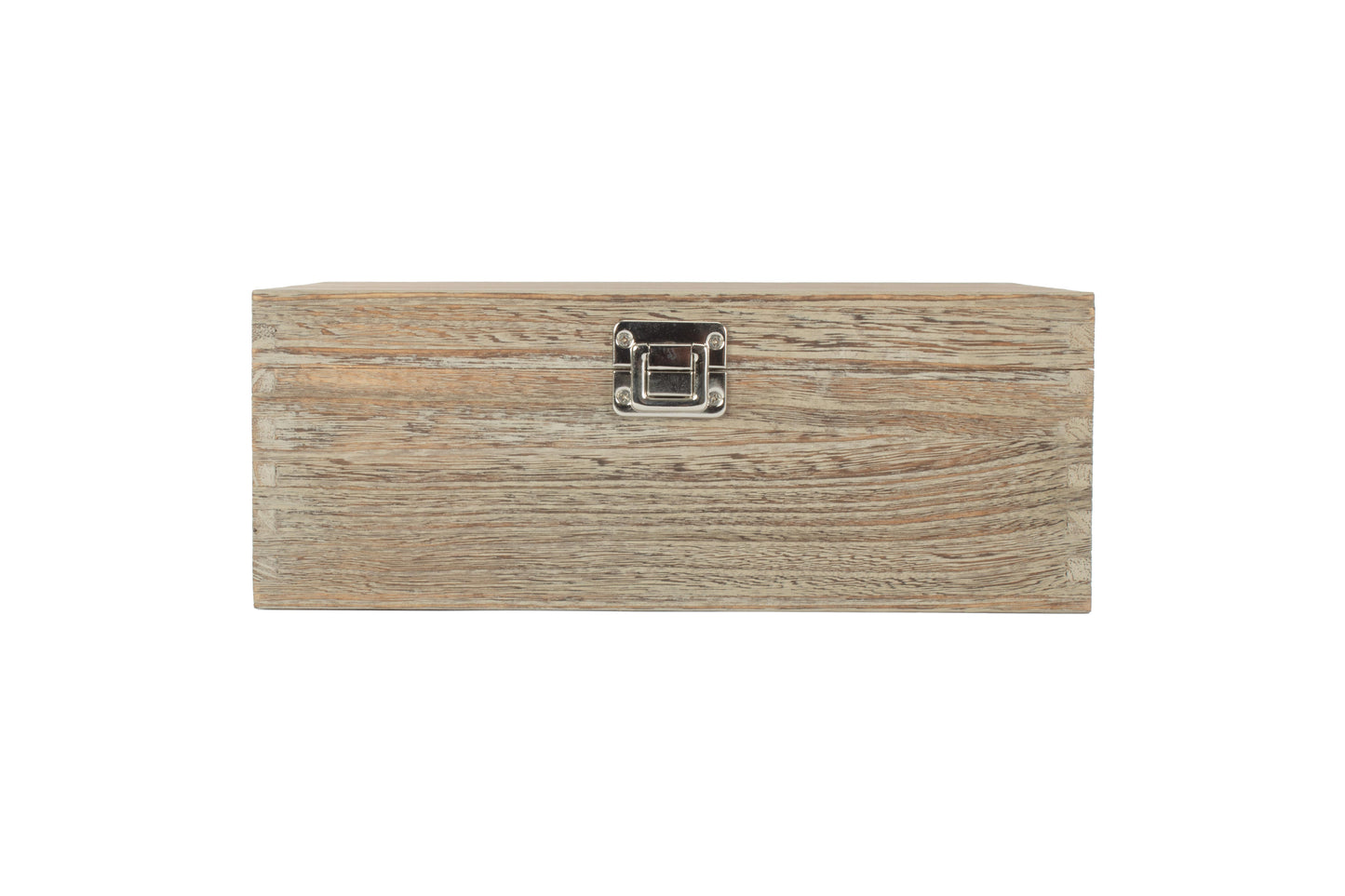 12" OAK EFFECT WOODEN BOX