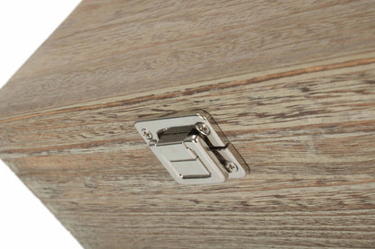 12" OAK EFFECT WOODEN BOX