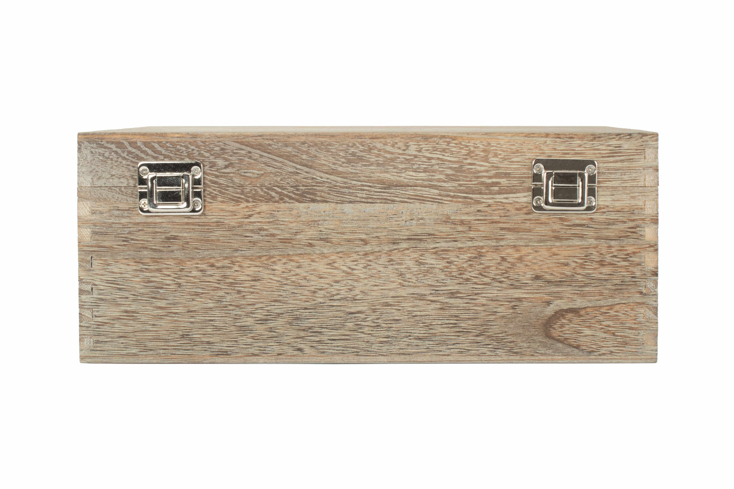 14" OAK EFFECT WOODEN BOX