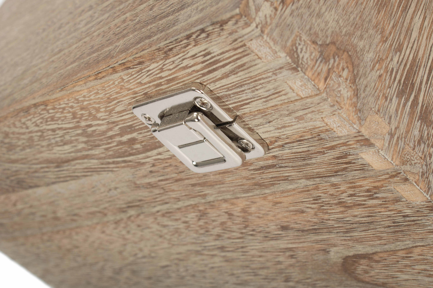 14" OAK EFFECT WOODEN BOX