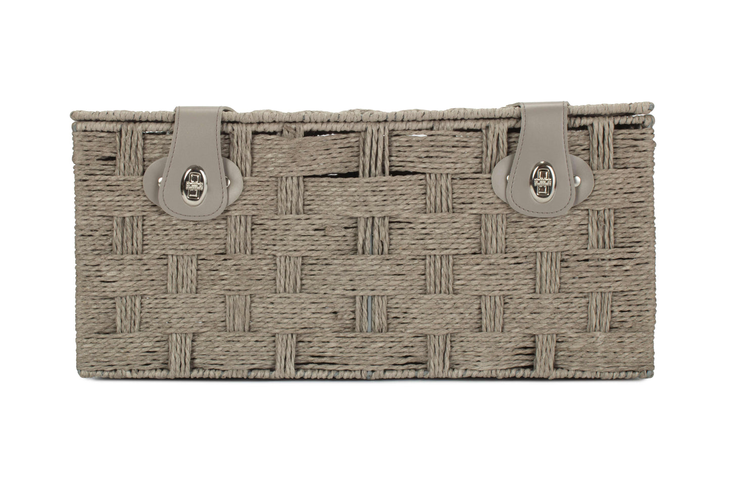 EXTRA LARGE GREY PAPER ROPE HAMPER