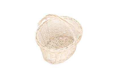 SMALL WHITE SWING HANDLE SHOPPER