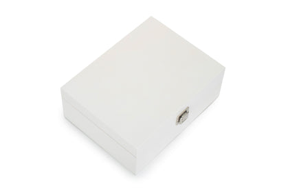12" WHITE WOODEN BOX