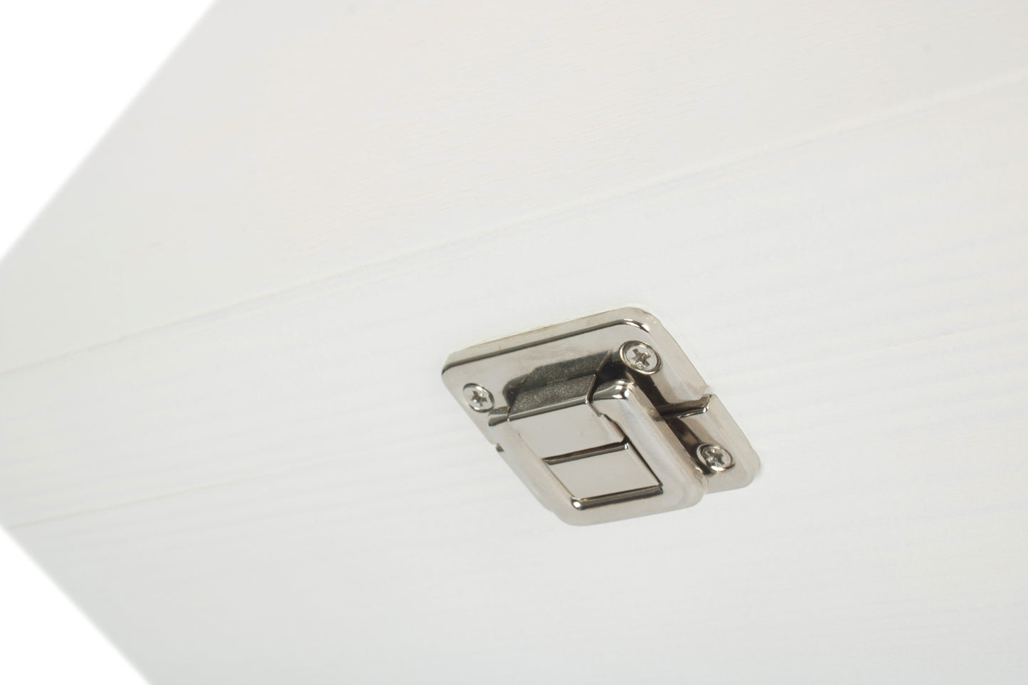 12" WHITE WOODEN BOX