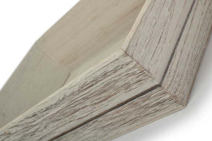 LARGE DOVE GREY WOODEN PACKING TRAY