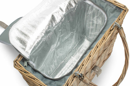 GREY CHILLER BASKET and PICNIC BLANKET