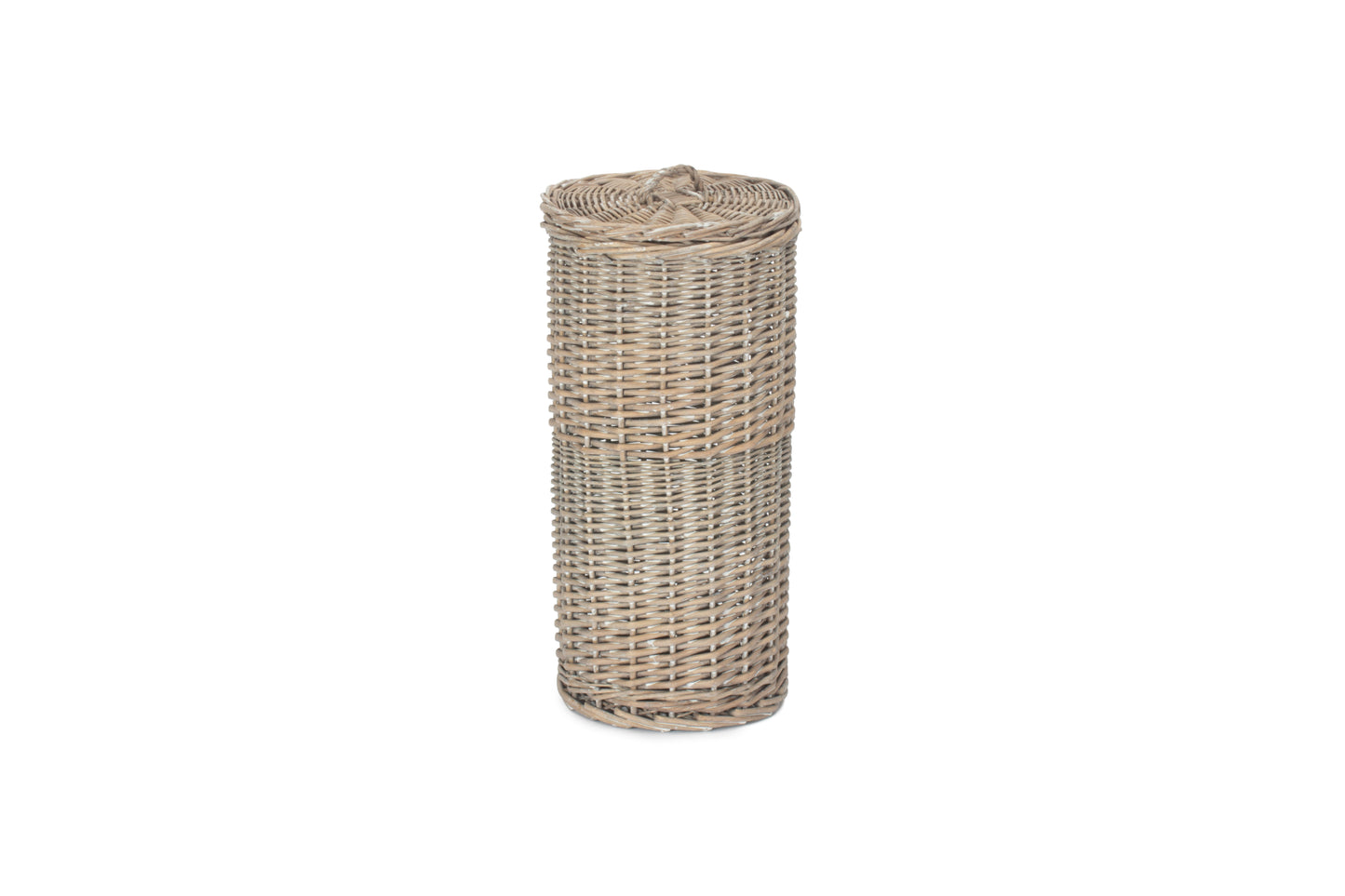 GREY WASH ROUND 3 TOILET ROLL HOLDER