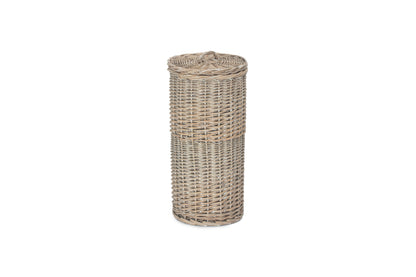 GREY WASH ROUND 3 TOILET ROLL HOLDER