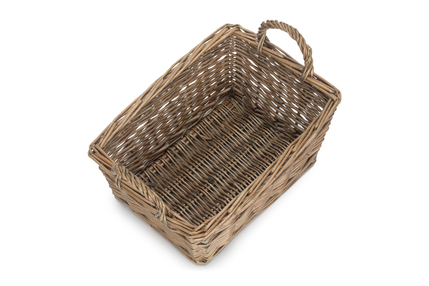 MEDIUM ANTIQUE WASH HANDLED STORAGE SOLUTION - UNLINED