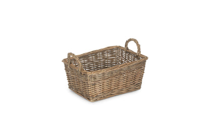 MEDIUM ANTIQUE WASH HANDLED STORAGE SOLUTION - UNLINED