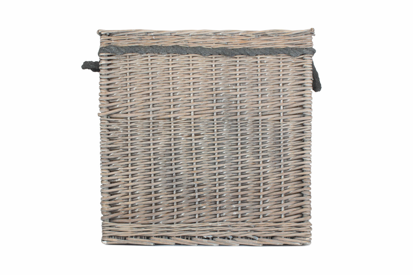 SIZE 3 GREY WASH SQUARE STORAGE BASKET