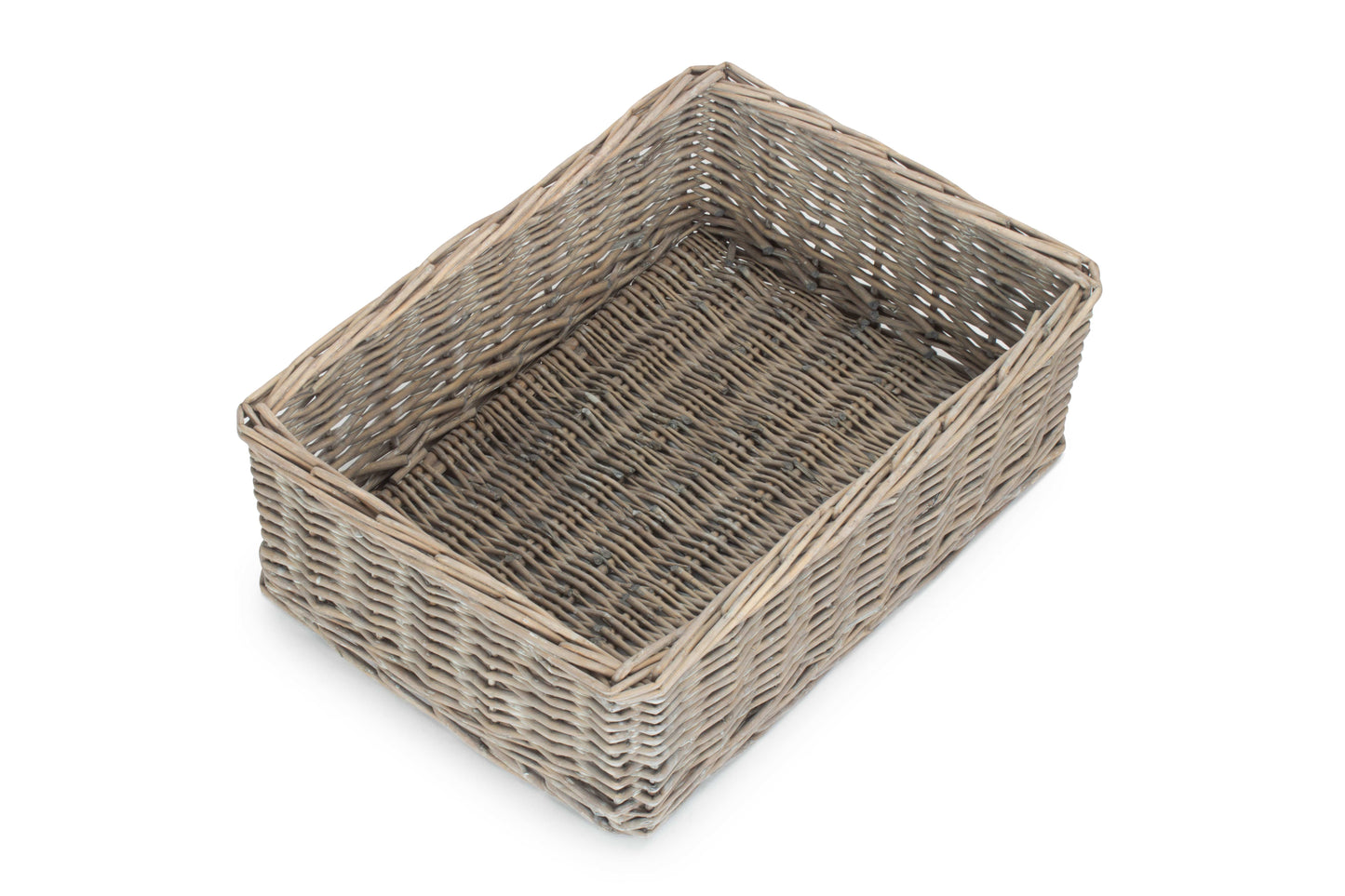 LARGE GREY WASH FINISH TRAY