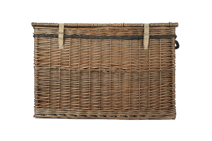 29" ANTIQUE WASH STORAGE HAMPER