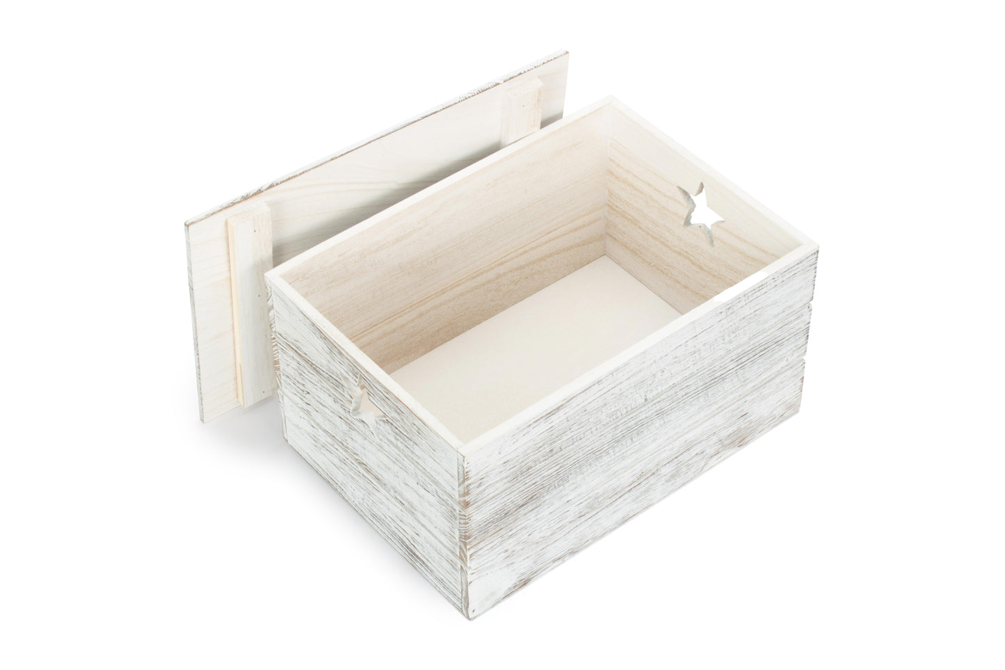 LARGE VINTAGE STAR CUT OUT BOX