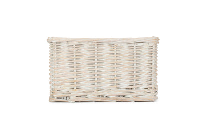 SIZE 1 SMALL WHITE WASH FINISH WILLOW TRAY