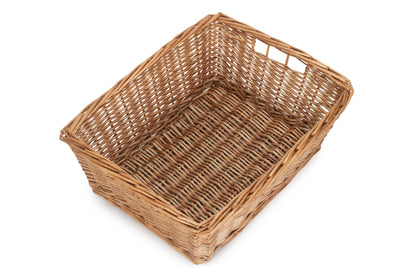 LARGE DEEP WICKER STORAGE TRAY