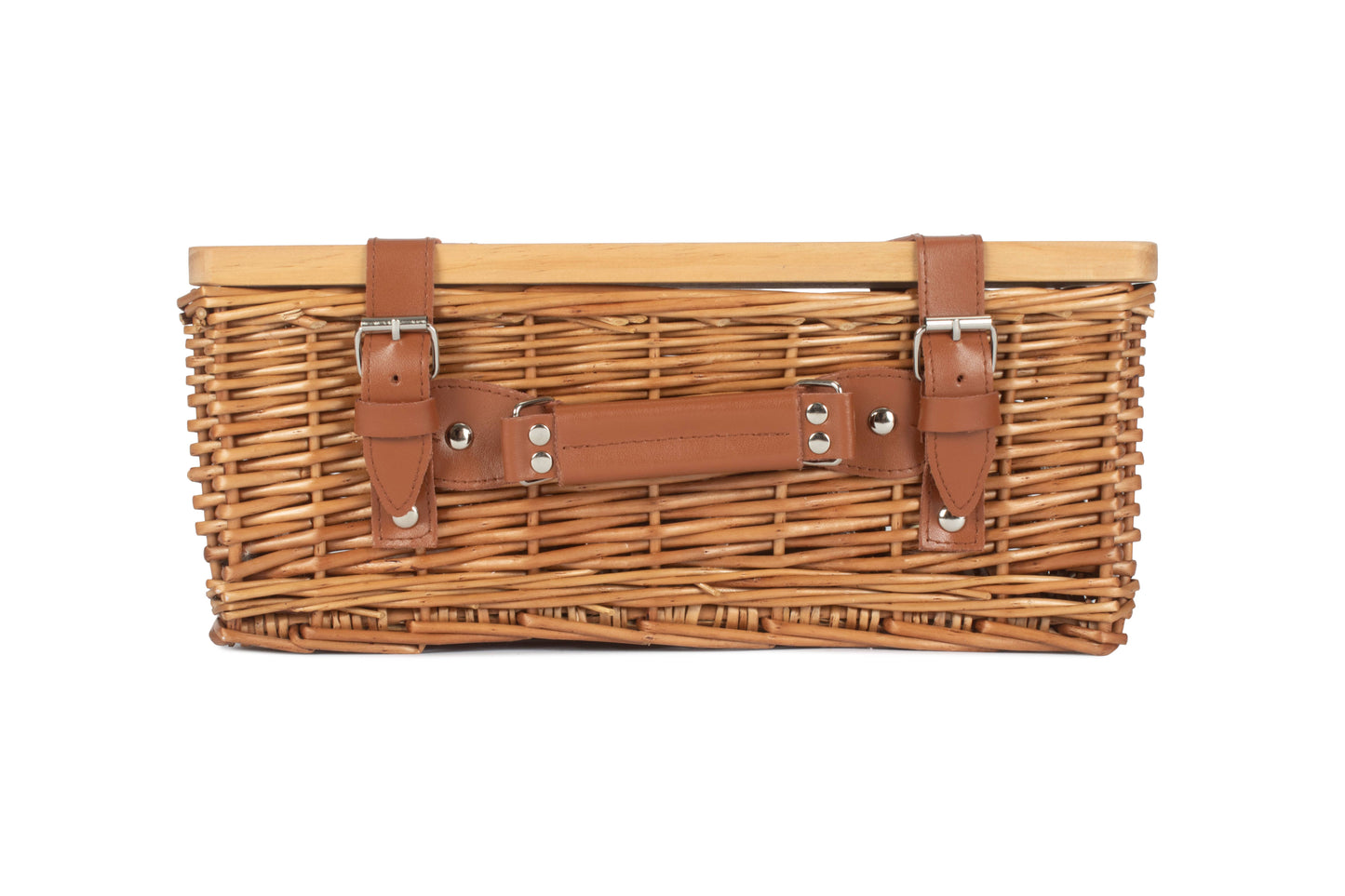 14" DOUBLE STEAMED HAMPER with WOODEN LID