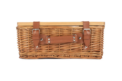 14" DOUBLE STEAMED HAMPER with WOODEN LID