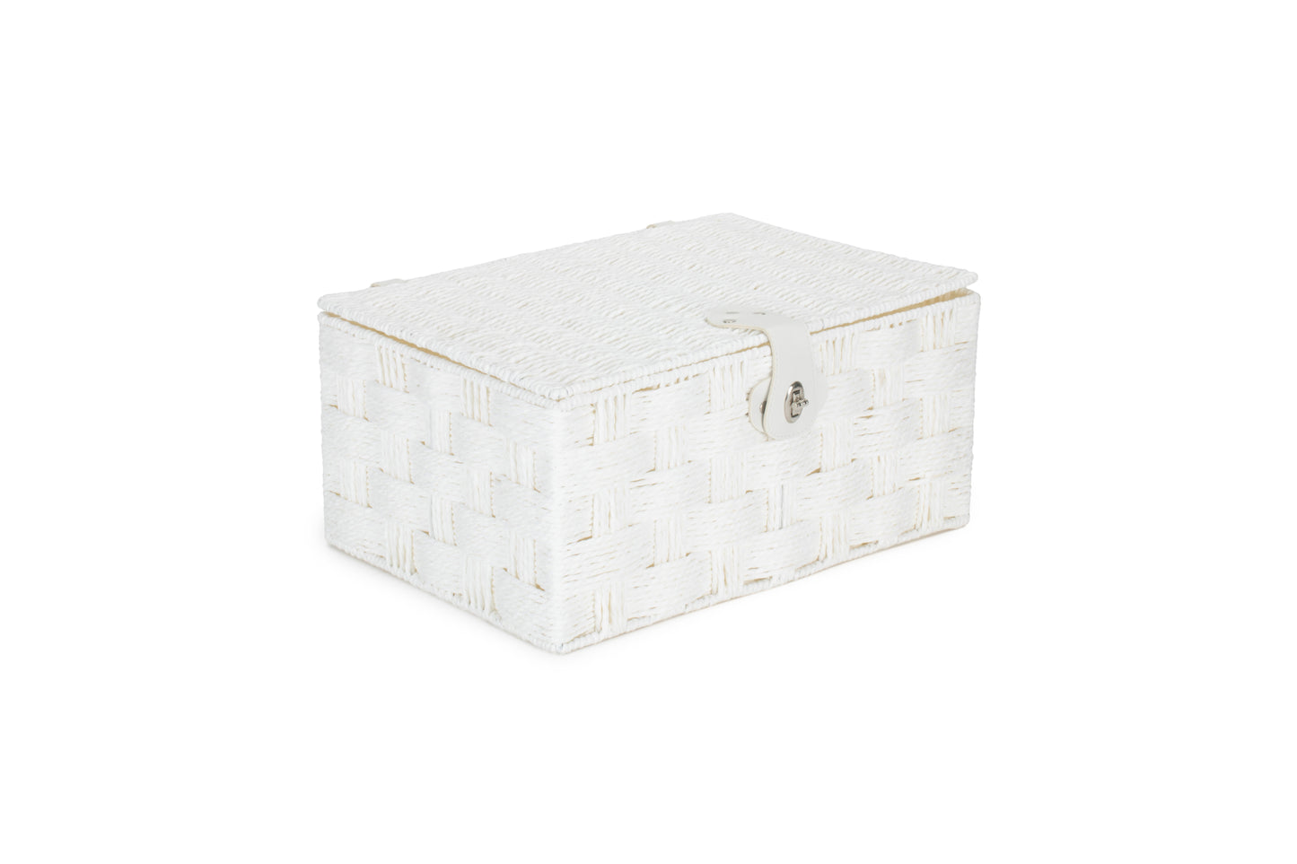 LARGE WHITE PAPER ROPE HAMPER