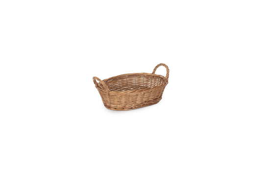 SMALL DOUBLE STEAMED HANDLED OVAL TRAY