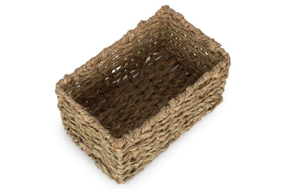 SMALL THATCH GRASS STORAGE BASKET