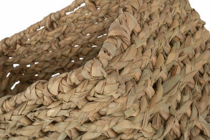 SMALL THATCH GRASS STORAGE BASKET